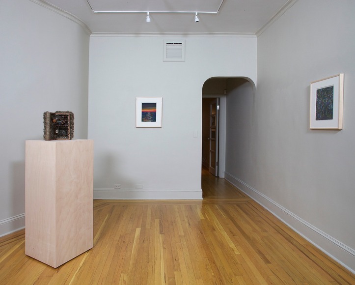 Installation view of Lucas Samaras Pastels at Craig F. Starr Gallery