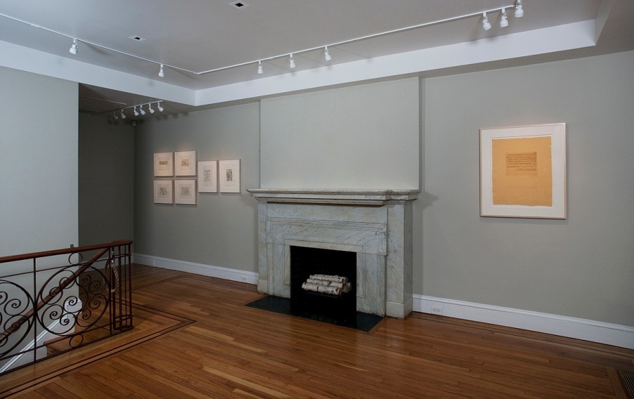 Installation view of Cy Twombly Prints at Craig F. Starr Gallery