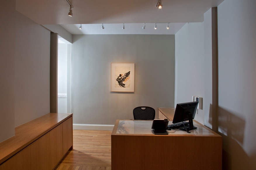 Installation view of Anselm Kiefer: Drawings from the Sonnabend Collection at Craig F. Starr Gallery