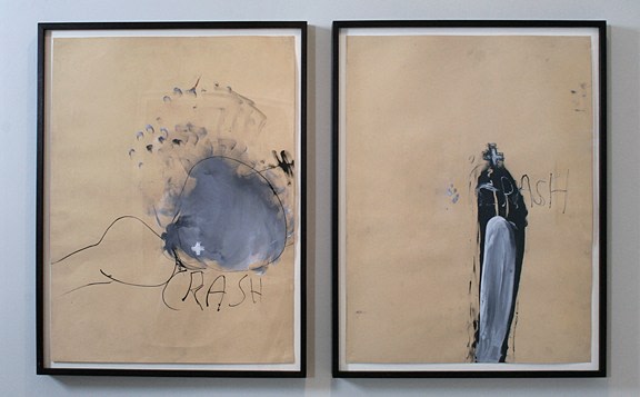 Jim Dine Crash Drawing with White Cross 1, 1959