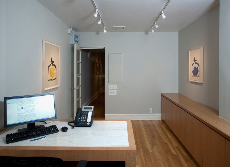 Installation view of Helen Frankenthaler: Prints and Proofs of the 1960s from the Artist&#039;s Archive at Craig F. Starr Gallery