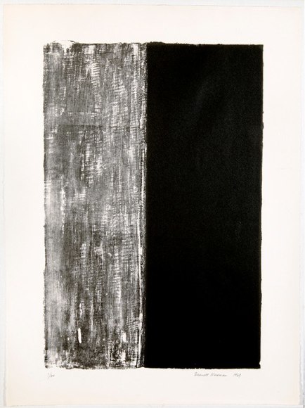 Barnett Newman Untitled, 1961