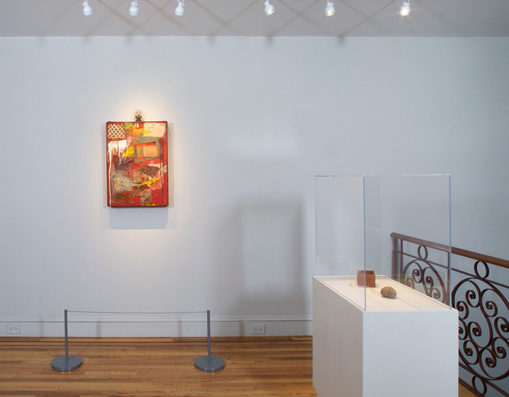 Installation view of&nbsp;Robert Rauschenberg: The Fulton Street Studio, 1953-54&nbsp;at Craig F. Starr Gallery
