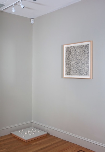 Installation view of Joel Shapiro: Sculpture and Drawings 1969-1972 at Craig F. Starr Gallery