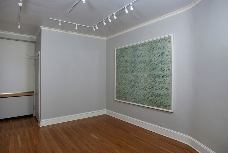 Installation view of Cy Twombly Prints at Craig F. Starr Gallery