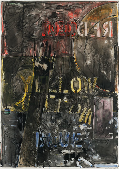 Jasper Johns, Land's End, 1977.