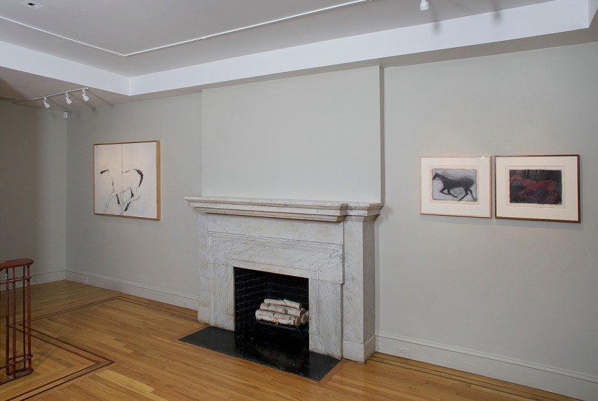 Installation view of Susan Rothenberg: First Horse at Craig F. Starr Gallery