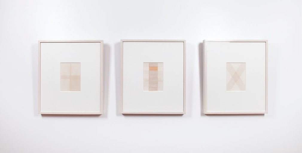 Installation view of Dorothea Rockburne: Works 1967-1972 at Craig F. Starr Gallery