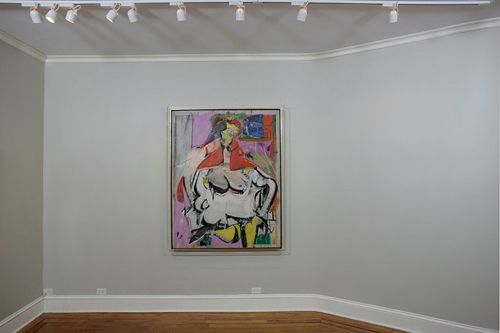 Installation view of Willem de Kooning: Women at Craig F. Starr Gallery
