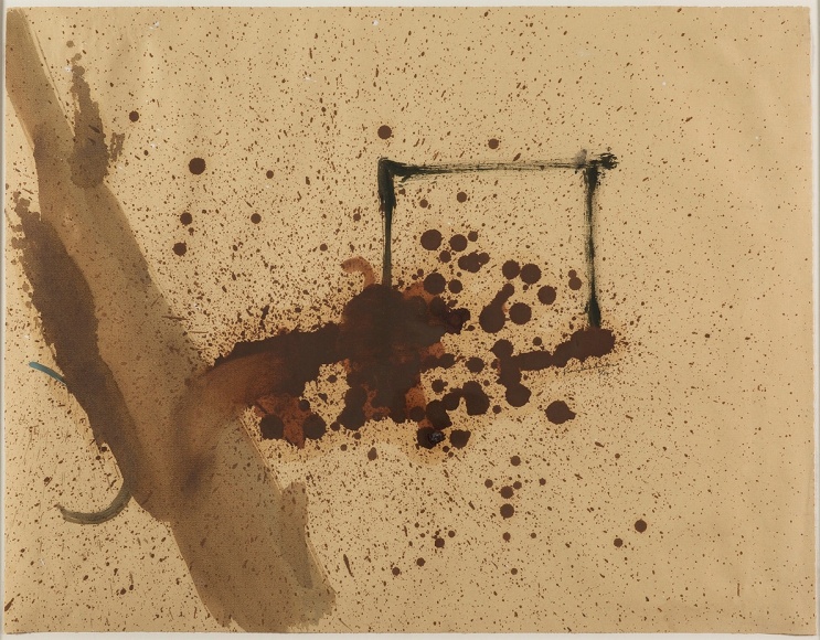 Helen Frankenthaler, Untitled (original for exhibition poster), 1958.