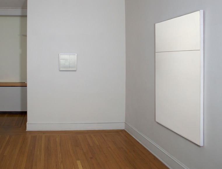 Installation view of Eleanore Mikus: Tablets and Related Works, 1960-69