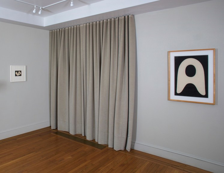 Installation view of Myron Stout