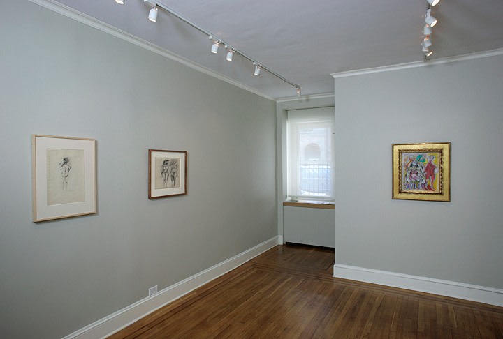Installation view of Willem de Kooning: Women at Craig F. Starr Gallery