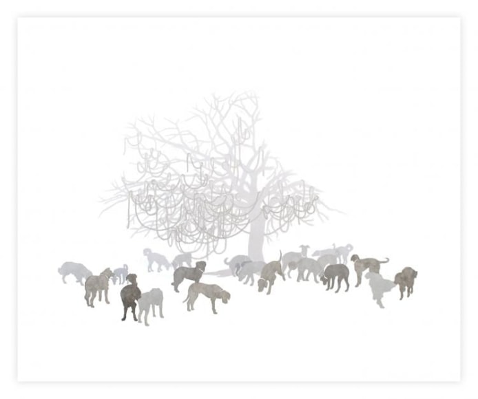 Murr-Greg_The_Usual_Politics_Nature_oil on canvas_55x67