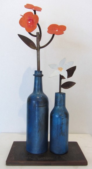 ANDERSON_David Kimball_Blue Bottles_20x9.5x5.5
