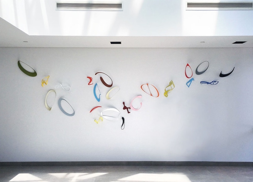 HOWE-Brad_Fabulism_stainless steel and polyurethane_6x17x1 feet