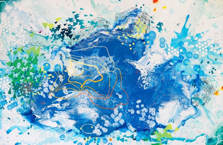 PATTERSON-Heather_Lustrous Terrain_mixed media on panel_47x72