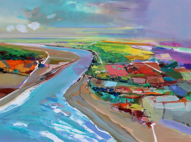 MAXON-John_Impress_oil on canvas_36x48 inches