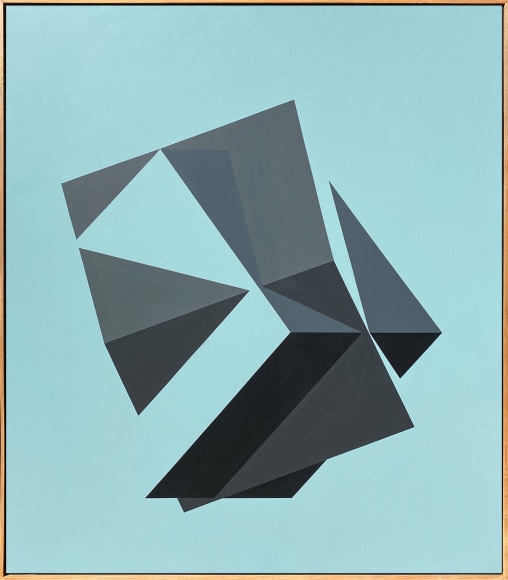 GUERRERO-Adrian_De · construcción del Morar V_Acrílico sobre tela_160 x 140 cm