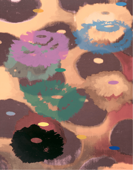 BLECKNER-Ross_PS, II_27-color silkscreen_42x33 inches