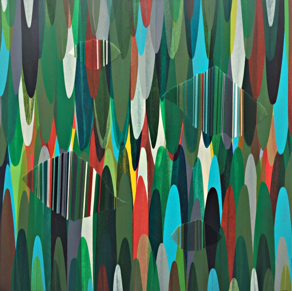 DE LA TORRE- Raul_POEMES LXXIII - A BIRCH TREE PLANTED TWENTY YEARS AGO,_COMES BETWEEN THE IRISH SEA AND ME_48x48