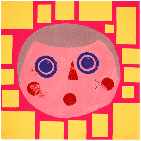 BAECHLER-Donald_Coney Island, 5_10-color silkscreen with sand_29x29_ed75