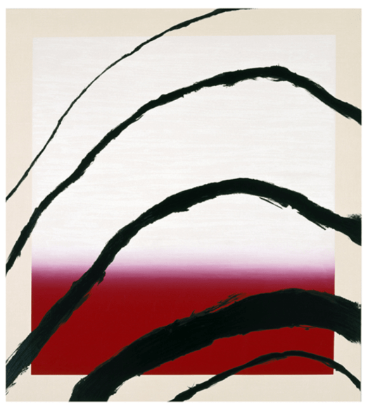SCHNABEL-Julian_Last Attempt at Attracting Butterflies, III_10-color silkscreen_56x51 inches