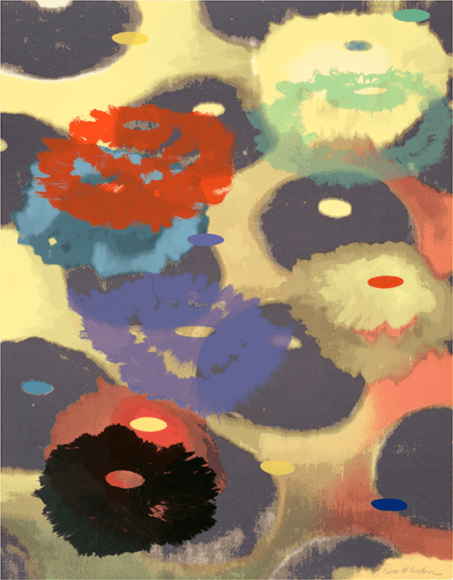 BLECKNER-Ross_PS, III_27-color silkscreen_42x33 inches