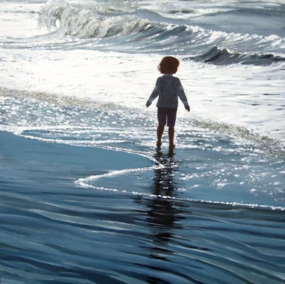 BROWN-Isabel_Facing_the_Waves_oil on canvas_48x48