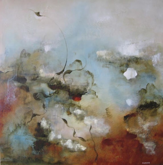 MARUSKA-Joseph_Only_When_Blue_oil on masonite_45x45