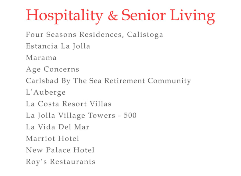 Hospitality &amp; Senior Living