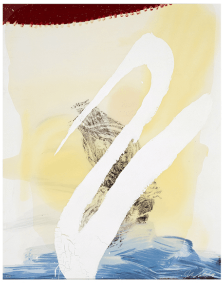 SCHNABEL-Julian_Allen (Cordial Love)_hand-painted, 15-color silkscreen with poured resin_45x36 inches