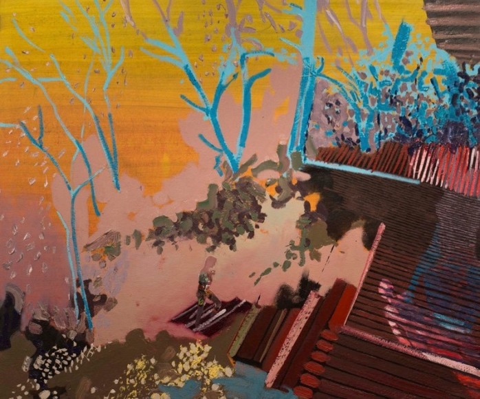 STRUBLE-Eva_Herring Pond_oil and acrylic on canvas_30x36 inches