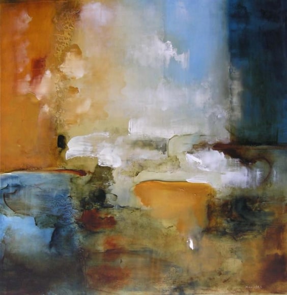 MARUSKA-Joseph_White_Froth_oil on plastic_33x33