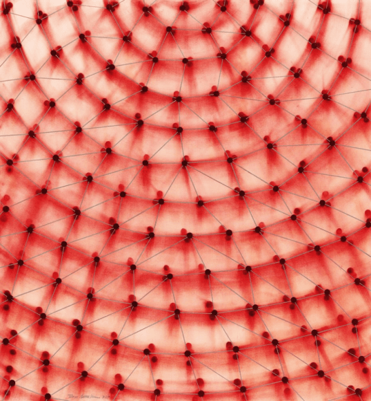 BLECKNER-Ross_Dome (Red)_archival pigment inks on paper_37x34 inches