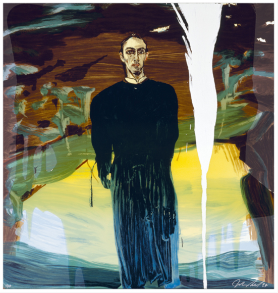 SCHNABEL-Julian_Jose Luis Ferrer_25-color silkscreen with poured resin_38x36_ed90
