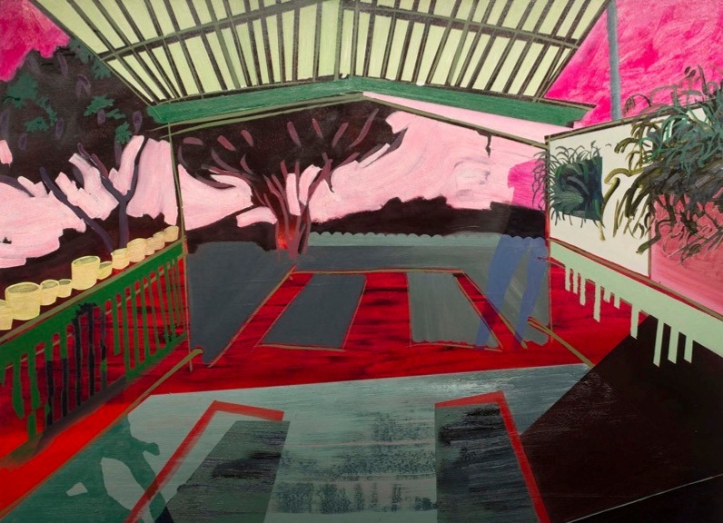 STRUBLE-Eva_Long Branch_oil and acrylic on canvas_43x60 inches