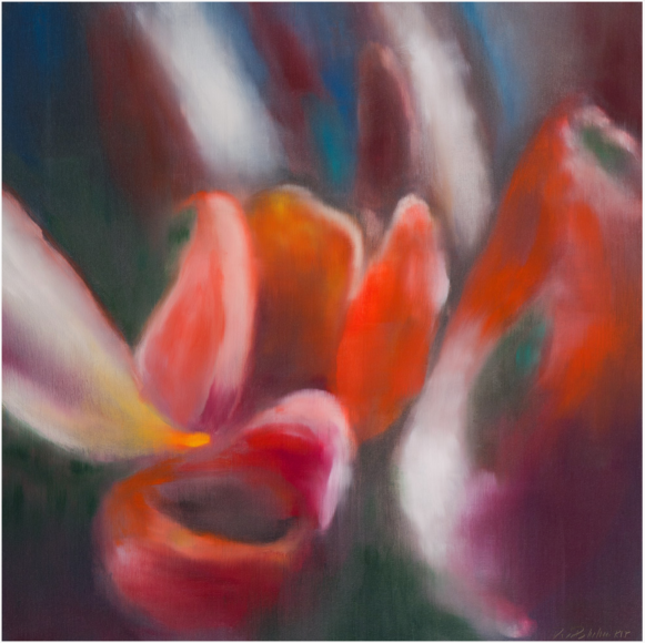BLECKNER-Ross_5 Tulips_archival pigment print on Innova Etching Cotton Rag 315 gsm fine art paper_30x30_ed50