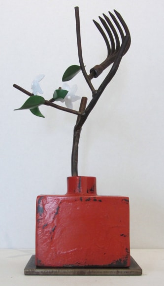 ANDERSON_David Kimball_Red Bottle, Rake, Jasmine_18x9x7