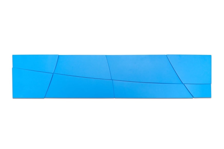 HOWE-Brad_Agua Dulce_stainless steel aluminum and polyurethane_10x48x1.5