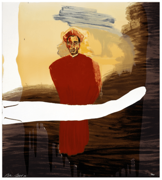 SCHNABEL-Julian_Victor Hugo Demo_21-color silkscreen with poured resin_45x40_ed90
