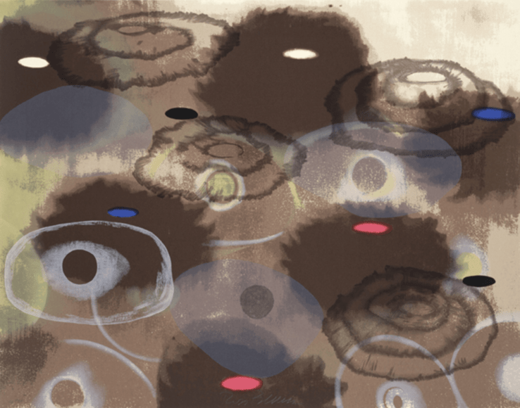 BLECKNER-Ross_Just Because, II_17-color silkscreen_33x42 inches