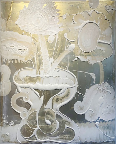 HOWE, Catherine_Mica Painting (Curly)_60x48
