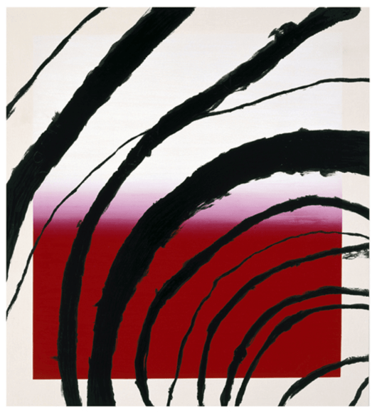 SCHNABEL-Julian_Last Attempt at Attracting Butterflies, II_10-color silkscreen_56x51 inches