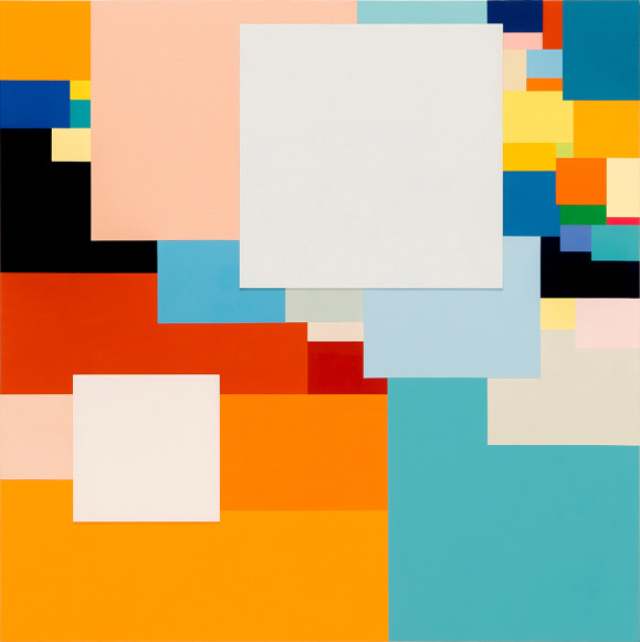 Saturday morning, 2017, acrylic and perspex on canvas_67x67_s