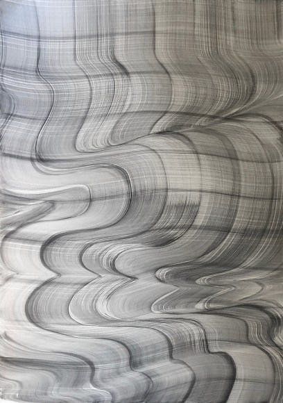 OSUNA-Miguel_Distracted-by-Nature_graphite on canvas_72x50