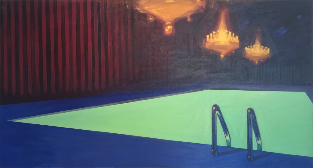 GREENBERG-Sheldon_Chandelier_oil on canvas_45x84