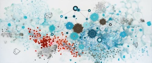 PATTERSON-Heather_Continuum_mixed media on panel_38x90_sold