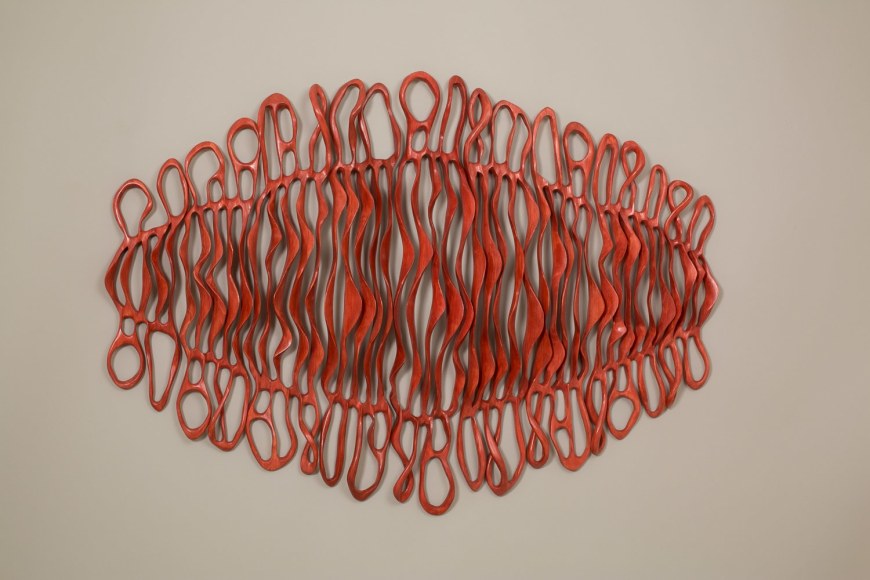 PIERUCCI-Caprice_Red Cascade VII_42x60x6