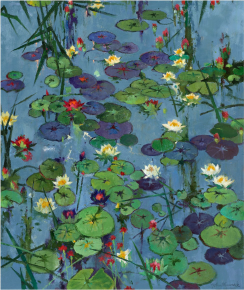 John Alexander Midsummer Dreams, 2025 oil on canvas 50 x 42 inches